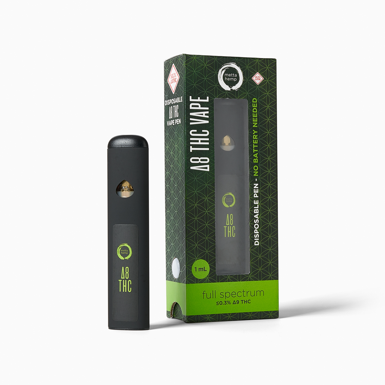 Metta Hemp Delta 8 Vape Pen