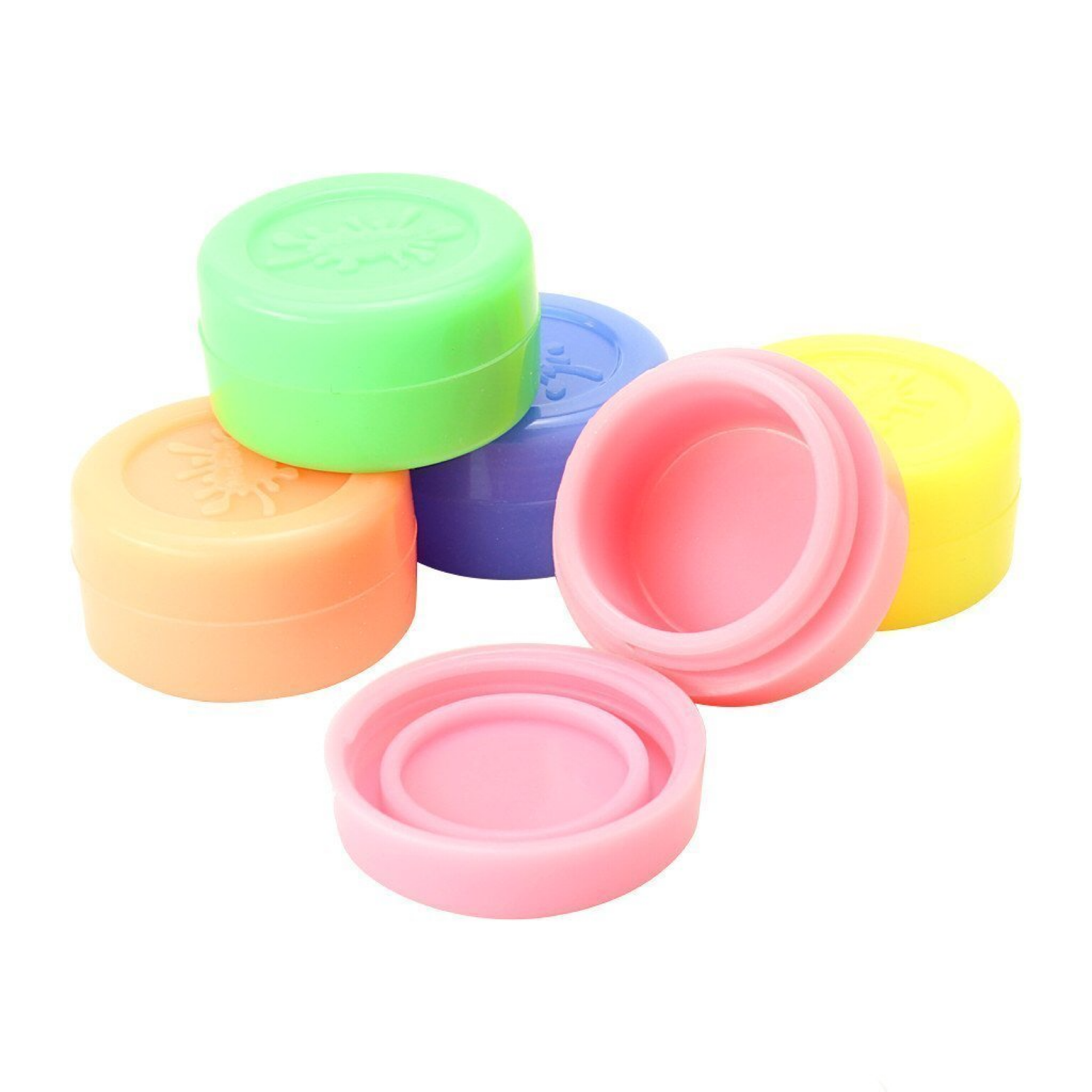 NoGoo Glow in the Dark Non-Stick Silicone Containers (5-Pack) by NoGoo | Mission Dispensary