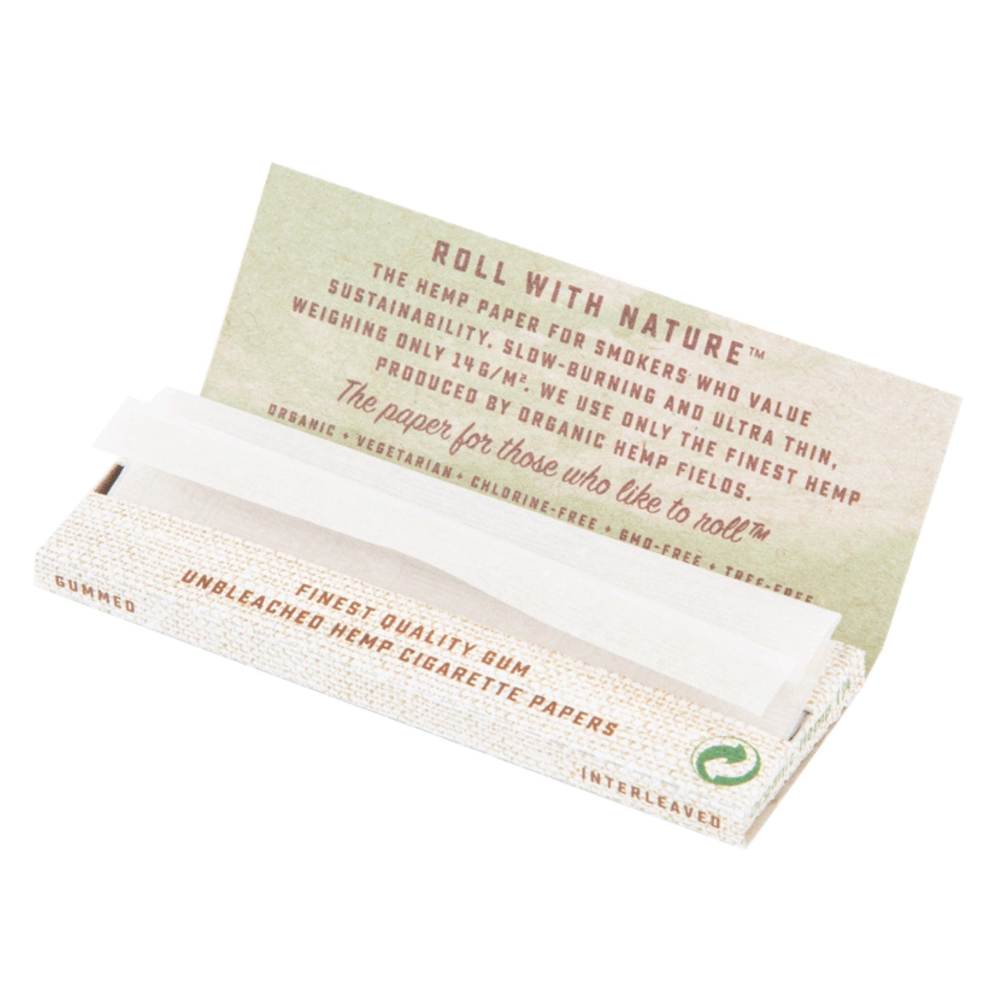 OCB 1.25” Unbleached Organic Hemp Rolling Papers by OCB Rolling Papers | Mission Dispensary