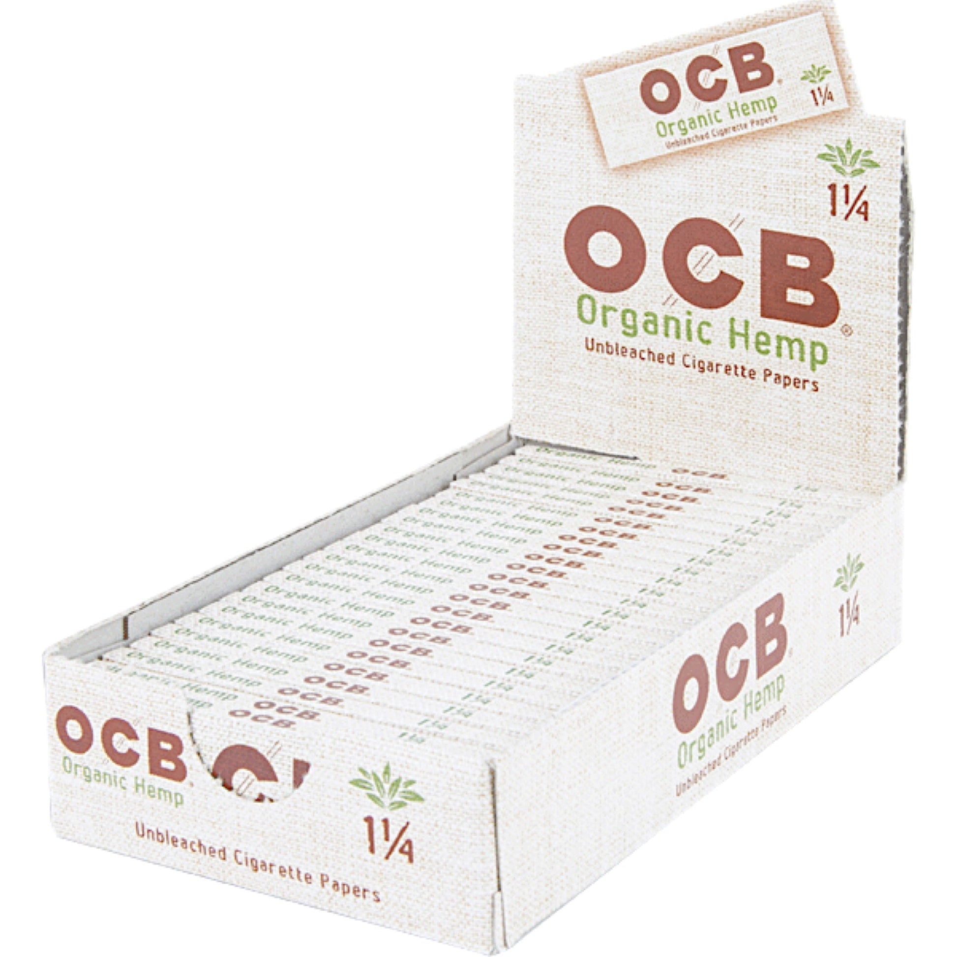 OCB 1.25” Unbleached Organic Hemp Rolling Papers by OCB Rolling Papers | Mission Dispensary