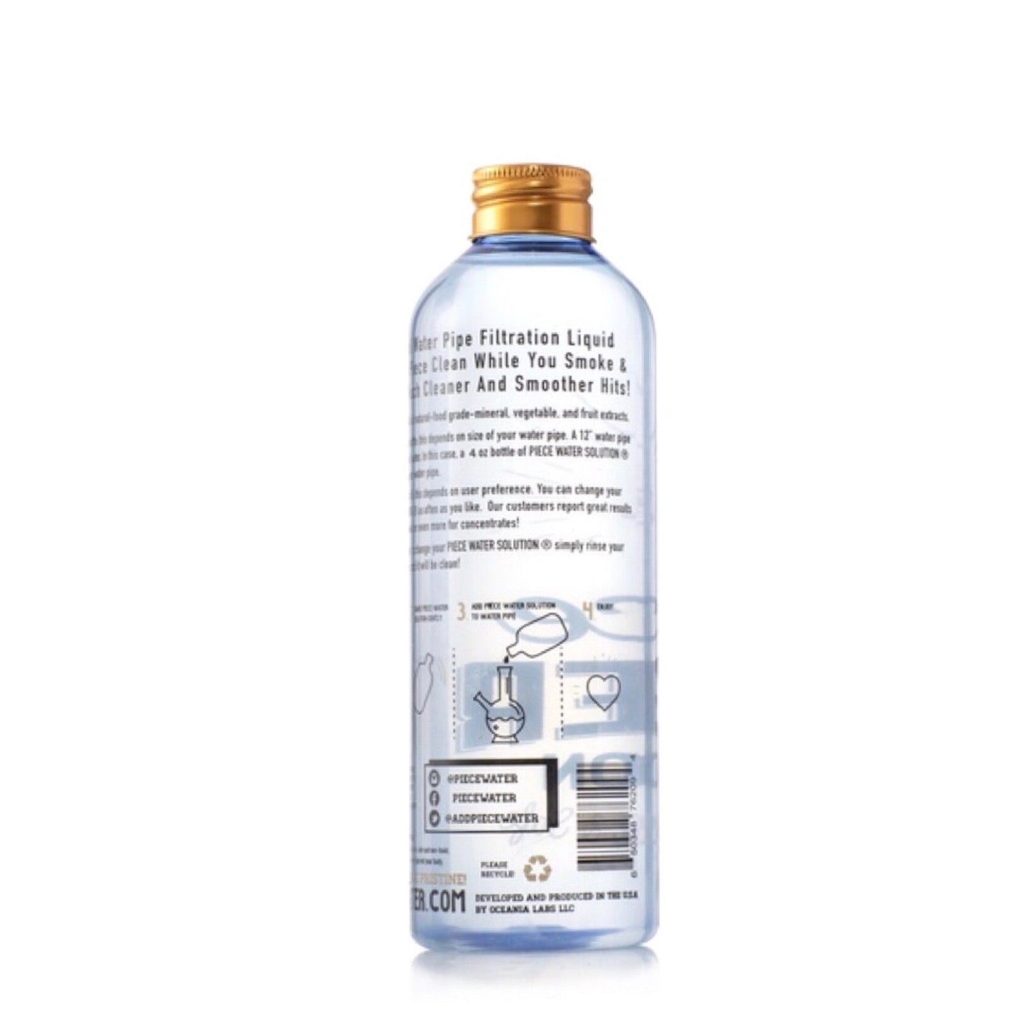 Piece Water® Solution Mini/Rig Size by Piece Water | Mission Dispensary