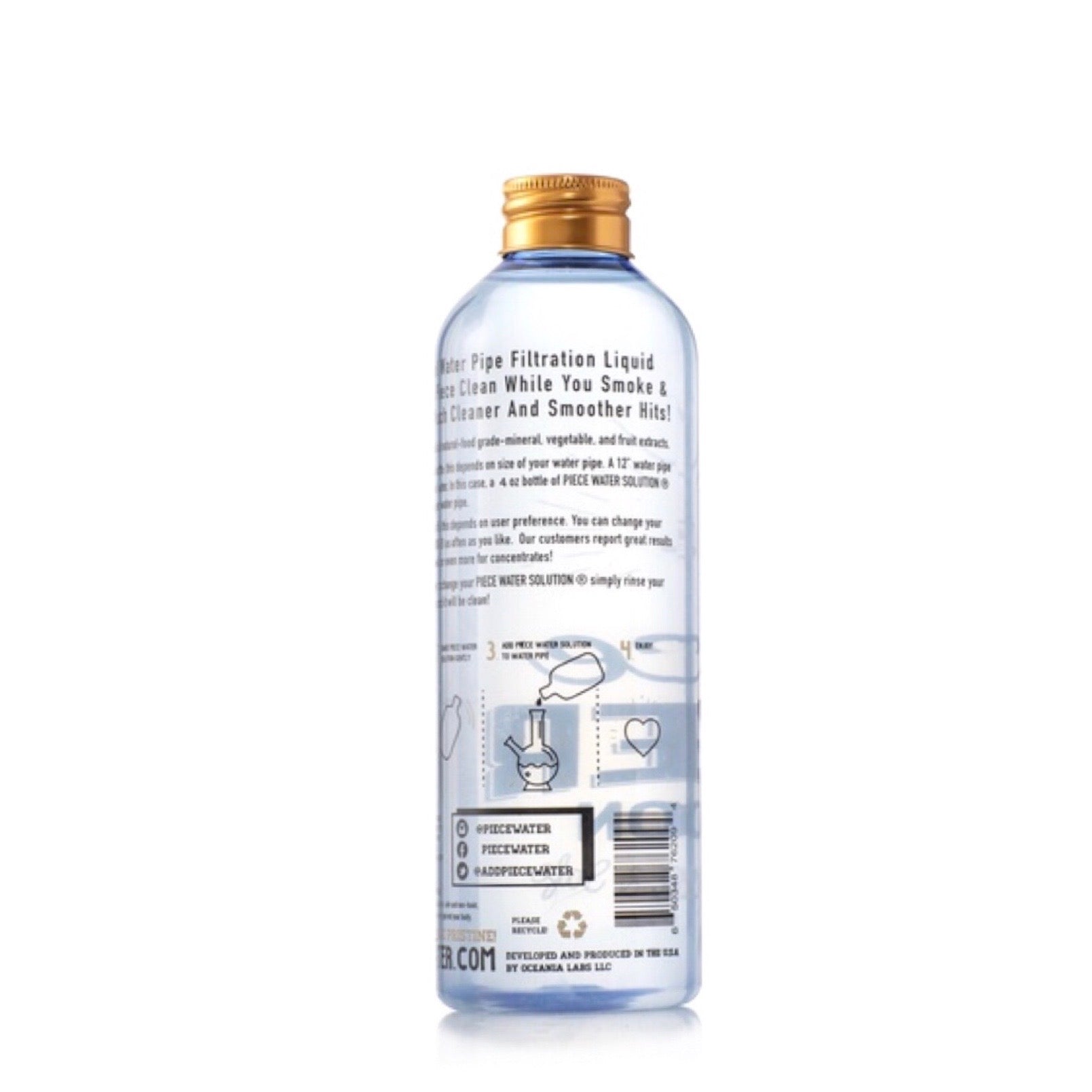 Piece Water® Solution Mini/Rig Size by Piece Water | Mission Dispensary