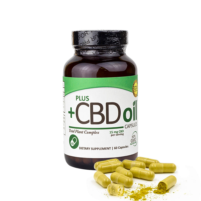 +CBD Oil Capsules (15mg CBD each) 💊
