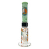 Prism Pipes 15” Flower Power Honeycomb Perc Straight Tube Bong by Prism Pipes | Mission Dispensary