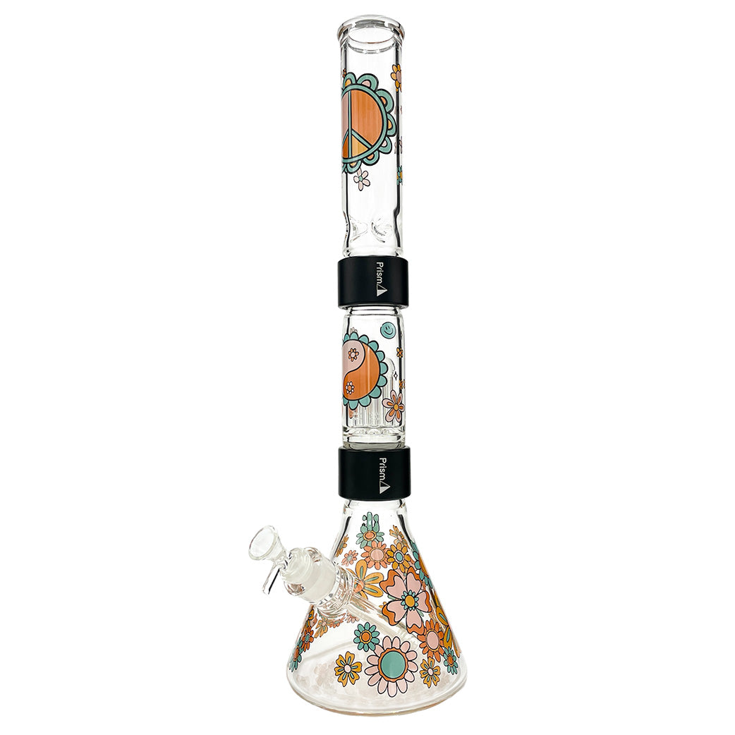 Prism Pipes Flower Power Beaker Bong by Prism Pipes | Mission Dispensary
