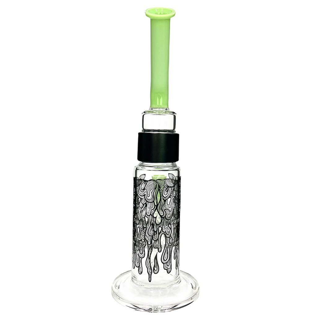 Prism Pipes 12.5” Drippy Honeycomb Perc Bong by Prism Pipes | Mission Dispensary