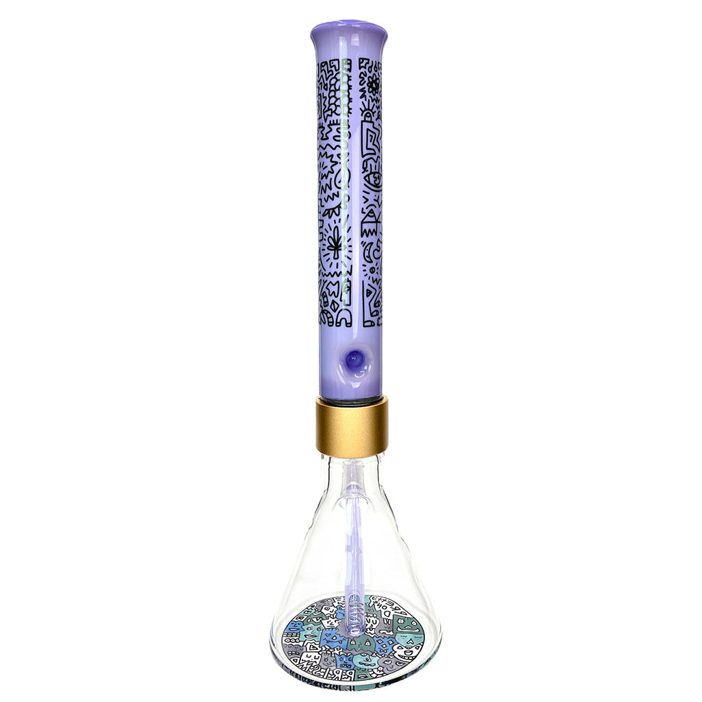 Prism Pipes 18” Pretty Done Beaker Bong by Prism Pipes | Mission Dispensary