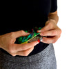 Blue Fiesta “Psychedelic Weed Leaf” Stash Pocket Scrunchie by Blue Fiesta | Mission Dispensary