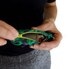 Blue Fiesta “Psychedelic Weed Leaf” Stash Pocket Scrunchie by Blue Fiesta | Mission Dispensary