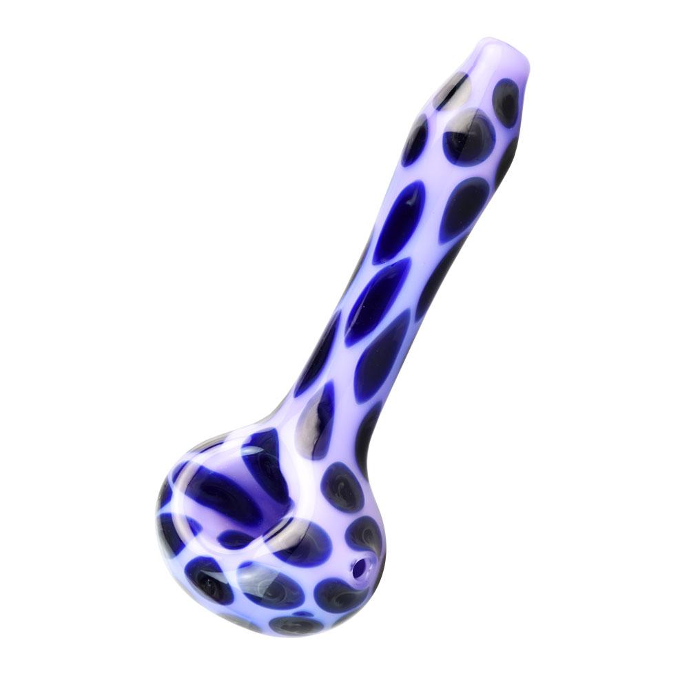 Pulsar 4.5” Animal Spots Spoon Pipe by Pulsar | Mission Dispensary