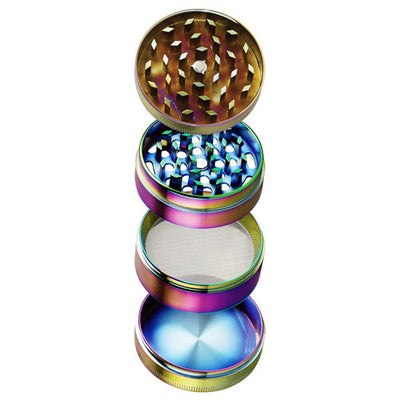 Pulsar 2.5” Anodized Zinc 4-Piece Grinder by Pulsar | Mission Dispensary