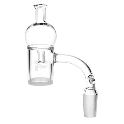 Pulsar Axial Quartz Banger w. Bubble Carb Cap (14mm Joint, 90° Angle) by Pulsar | Mission Dispensary