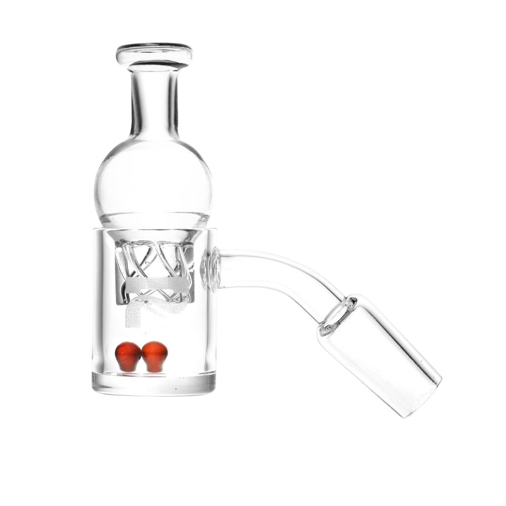 Pulsar Quartz Banger w. Helix Carb Cap (14mm Joint, 45° Angle) by Pulsar | Mission Dispensary