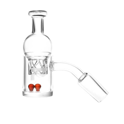 Pulsar Quartz Banger w. Helix Carb Cap (14mm Joint, 45° Angle) by Pulsar | Mission Dispensary