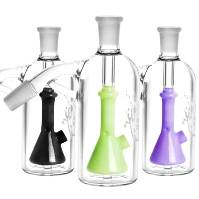 Pulsar Beaker Perc Ash Catcher (18mm Joint, 45° Angle) by Pulsar | Mission Dispensary