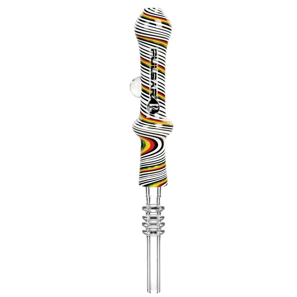 Pulsar Candy Swirl Dab Straw by Pulsar | Mission Dispensary