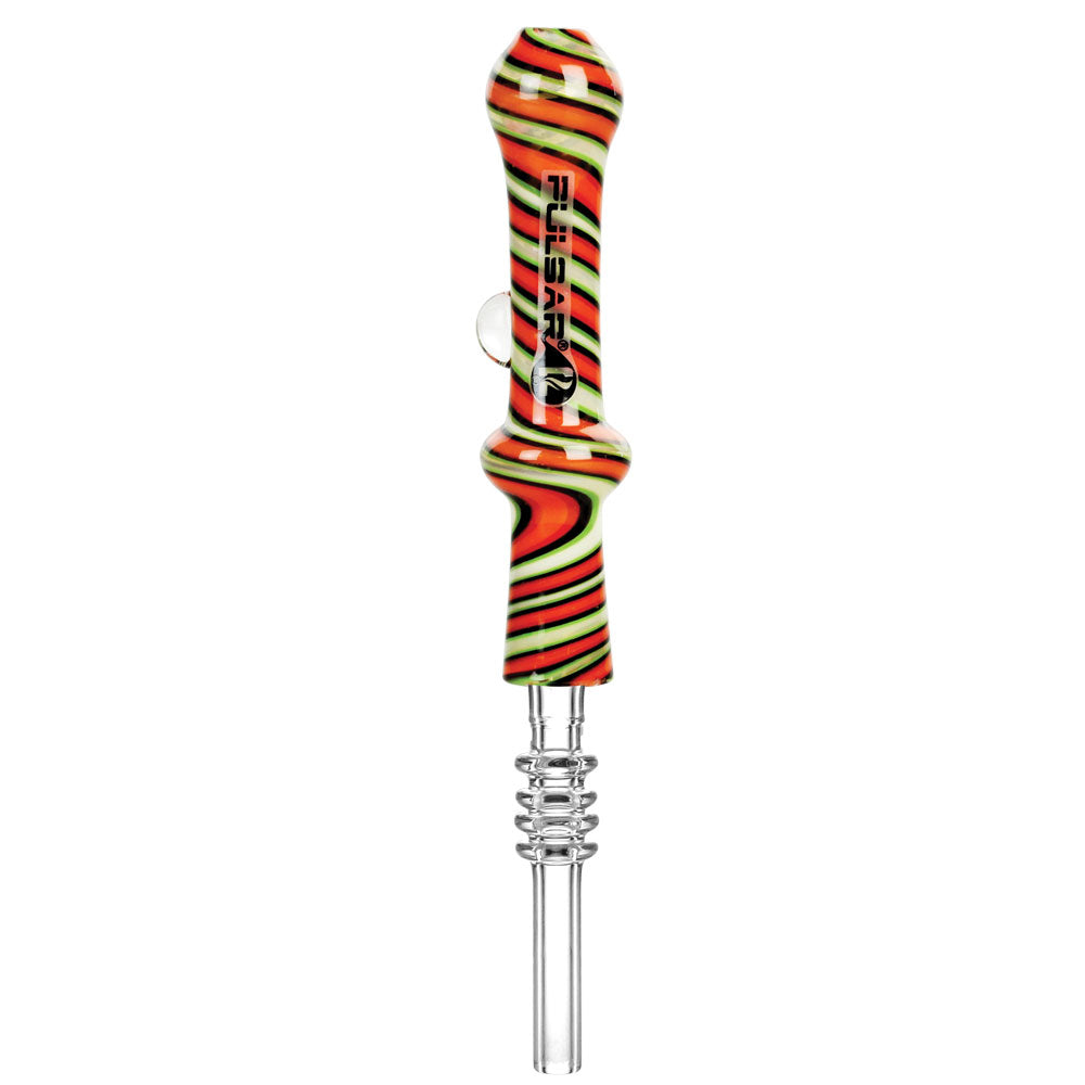 Pulsar Candy Swirl Dab Straw by Pulsar | Mission Dispensary