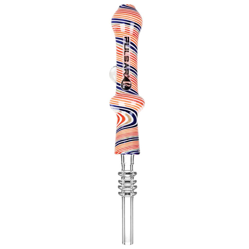 Pulsar Candy Swirl Dab Straw by Pulsar | Mission Dispensary