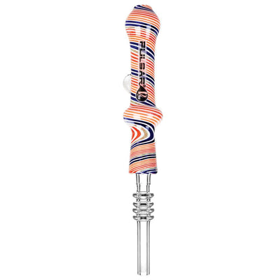 Pulsar Candy Swirl Dab Straw by Pulsar | Mission Dispensary