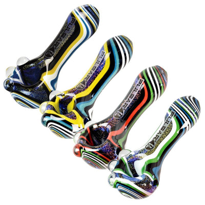Pulsar 4” Cosmic Journey Spoon Pipe by Pulsar | Mission Dispensary