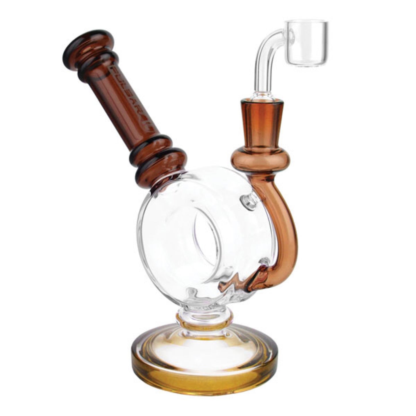 Pulsar Glass 6.25” Donut Dab Rig by Pulsar | Mission Dispensary