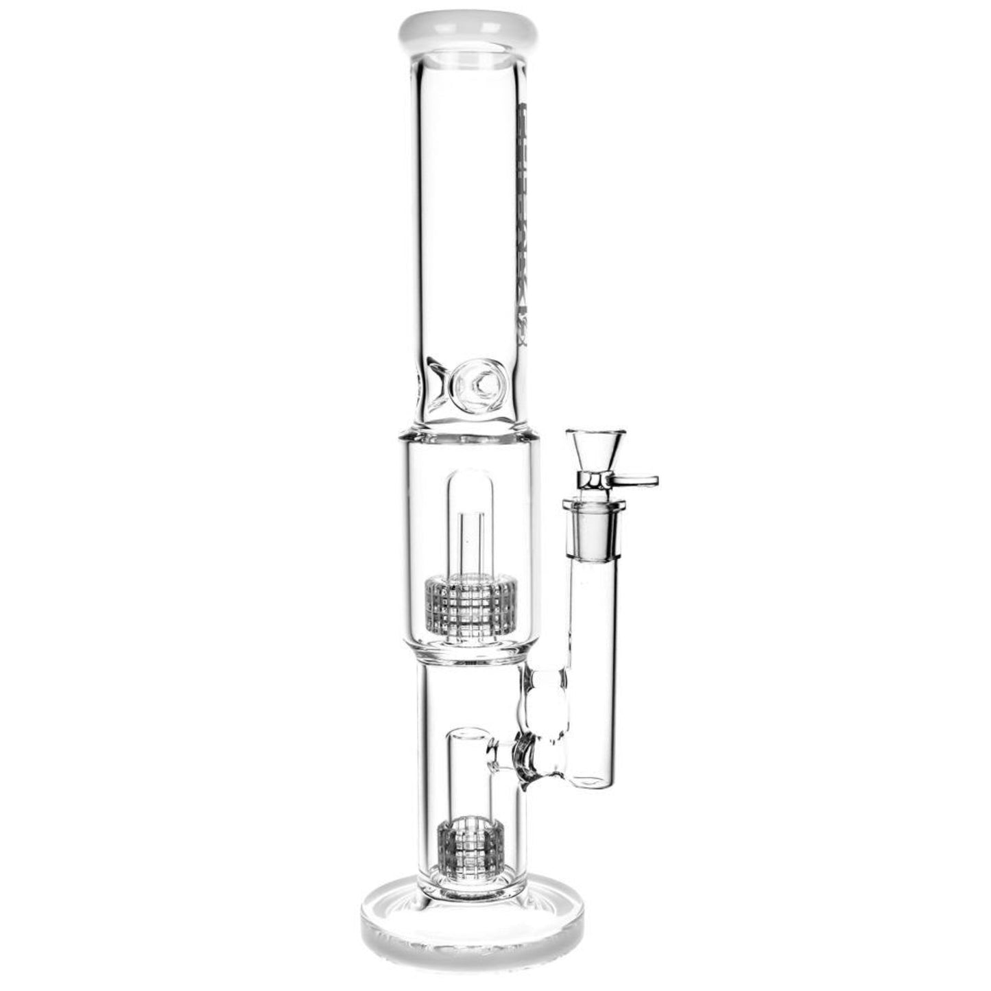 Pulsar 16.5” Double Stereo Matrix Perc Bong by Pulsar | Mission Dispensary