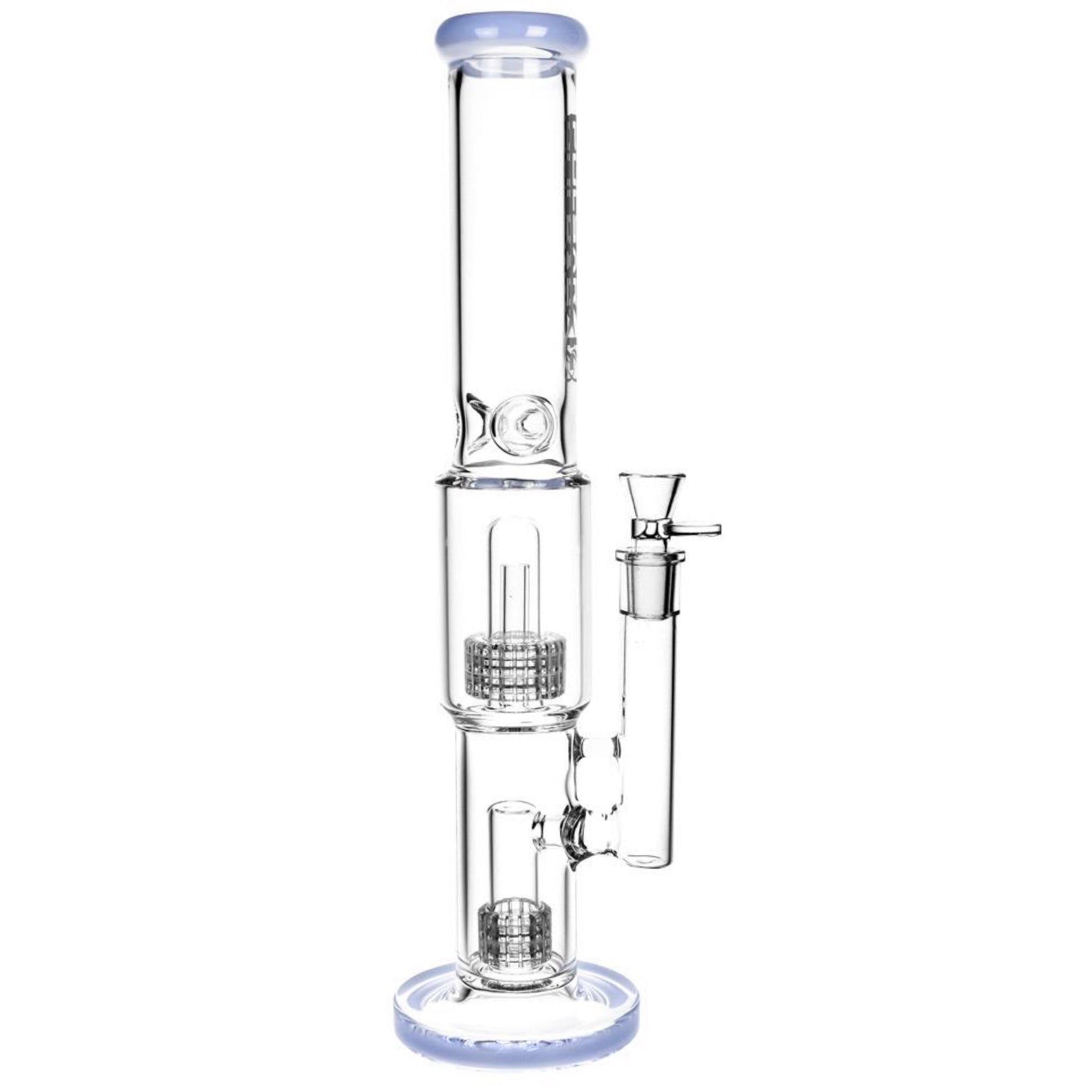 Pulsar 16.5” Double Stereo Matrix Perc Bong by Pulsar | Mission Dispensary