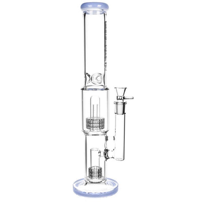 Pulsar 16.5” Double Stereo Matrix Perc Bong by Pulsar | Mission Dispensary
