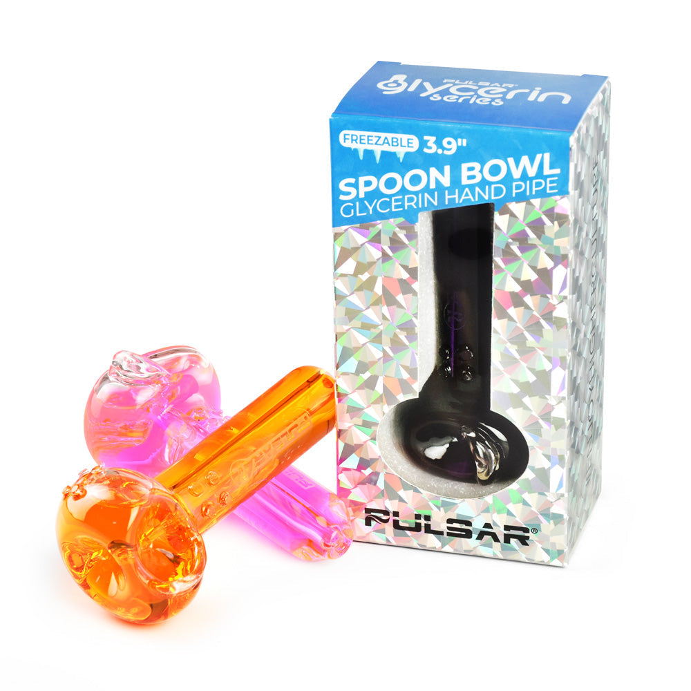 Pulsar 4” Glycerin Freezable Hand Pipe by Pulsar | Mission Dispensary