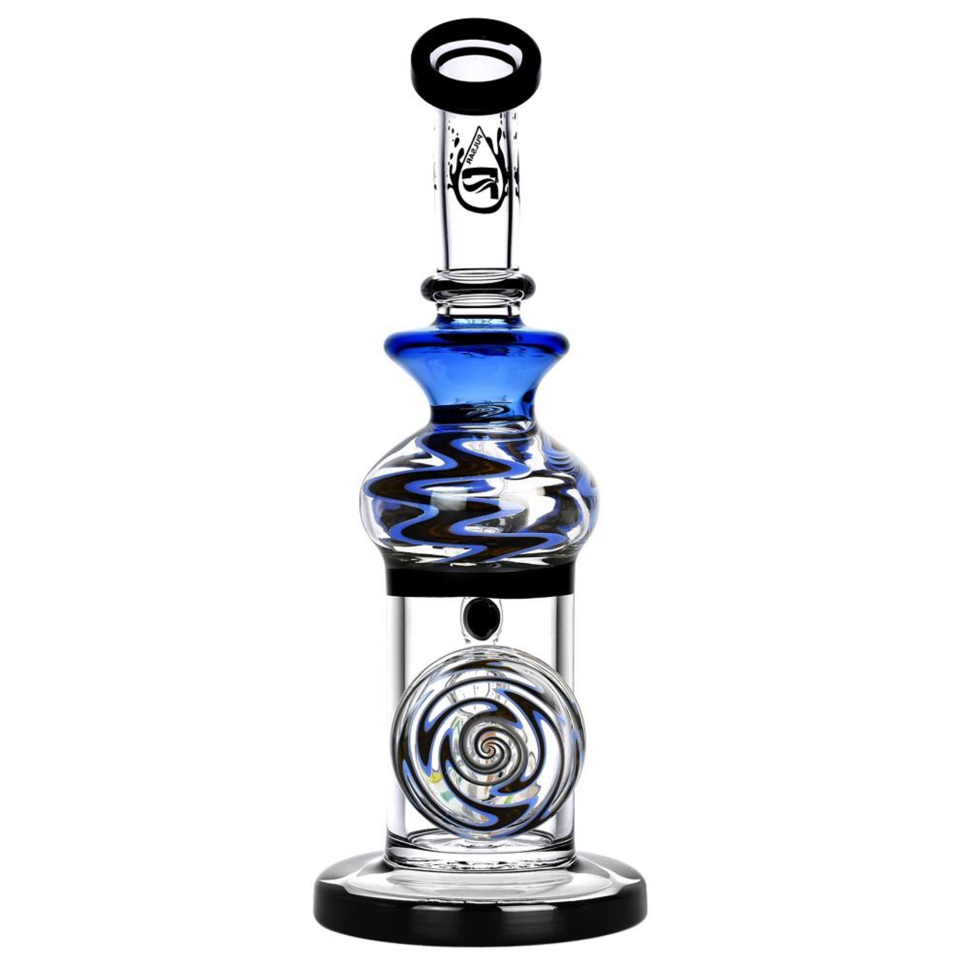 Pulsar 9.5” High Contrast Ball Perc Dab Rig by Pulsar | Mission Dispensary