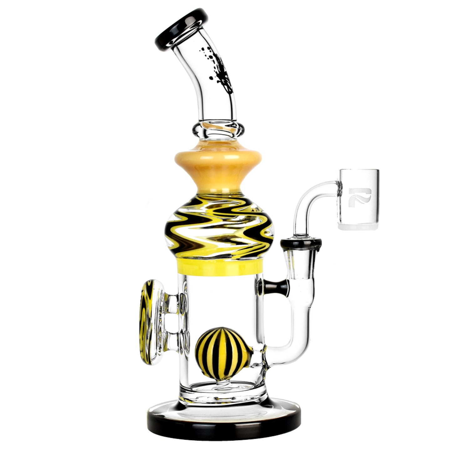 Pulsar 9.5” High Contrast Ball Perc Dab Rig by Pulsar | Mission Dispensary