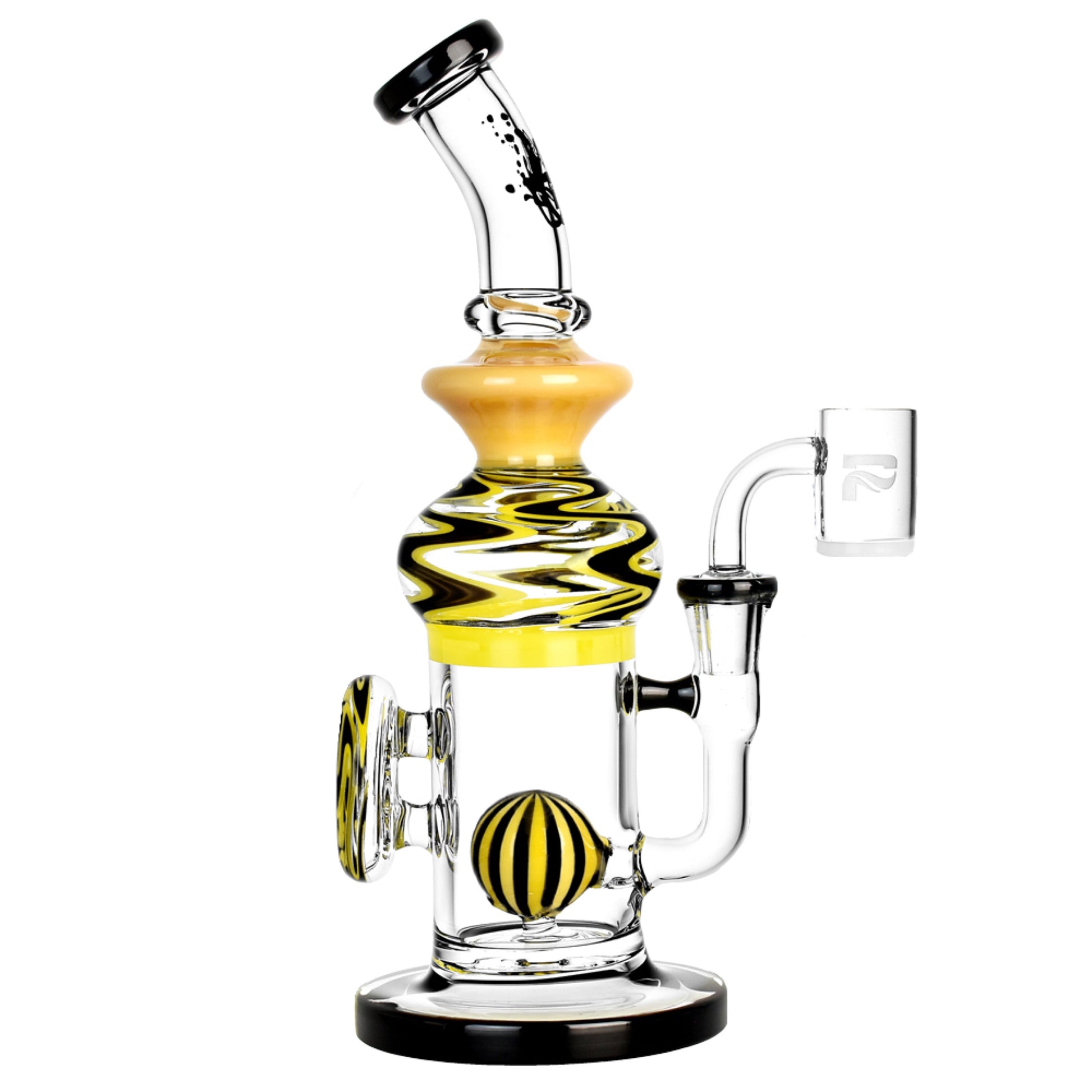 Pulsar 9.5” High Contrast Ball Perc Dab Rig by Pulsar | Mission Dispensary