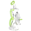 Pulsar 8” Hourglass Recycler Bong by Pulsar | Mission Dispensary