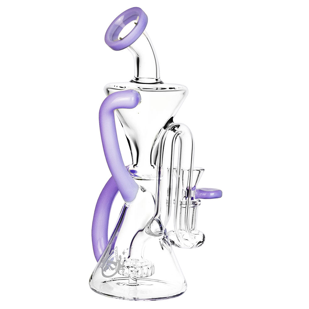 Pulsar 8” Hourglass Recycler Bong by Pulsar | Mission Dispensary