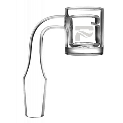 Pulsar Oil Bomb Quartz Banger (14mm Joint, 90° Angle) by Pulsar | Mission Dispensary