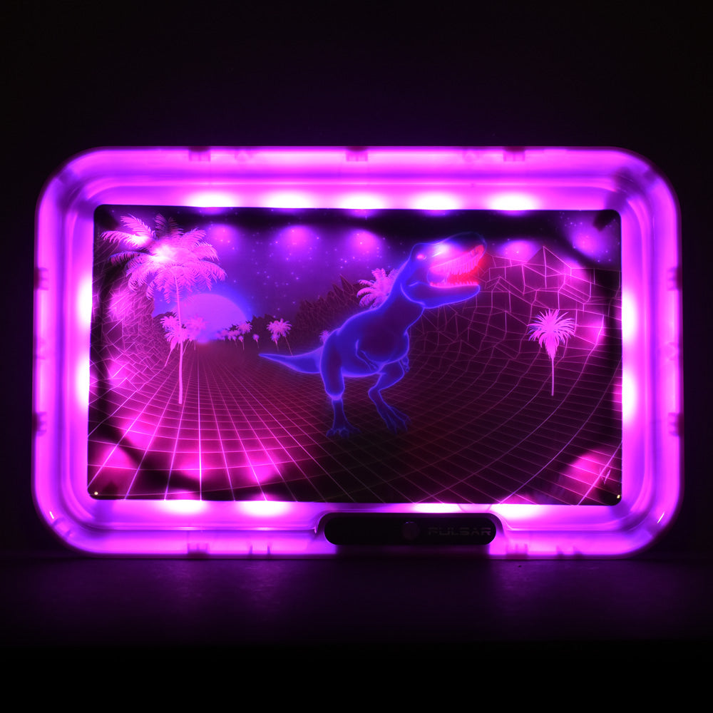 Pulsar LED Rolling Trays (11” x 7”) - Multiple Designs! by Pulsar | Mission Dispensary