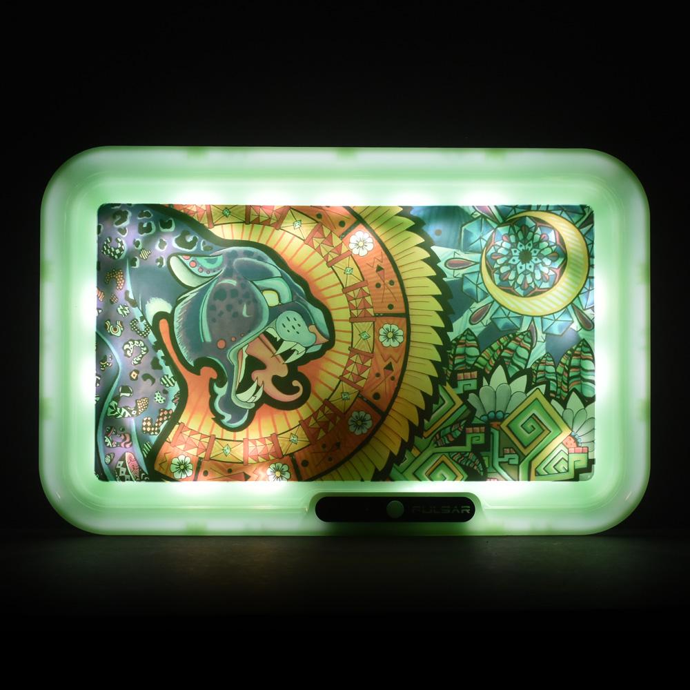 Pulsar LED Rolling Trays (11” x 7”) - Multiple Designs! by Pulsar | Mission Dispensary