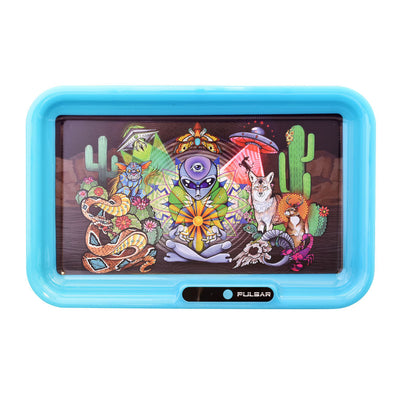 Pulsar LED Rolling Trays (11” x 7”) - Multiple Designs! by Pulsar | Mission Dispensary