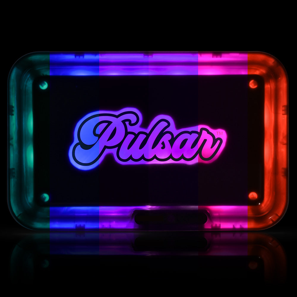 Pulsar LED Rolling Trays (11” x 7”) - Multiple Designs! by Pulsar | Mission Dispensary