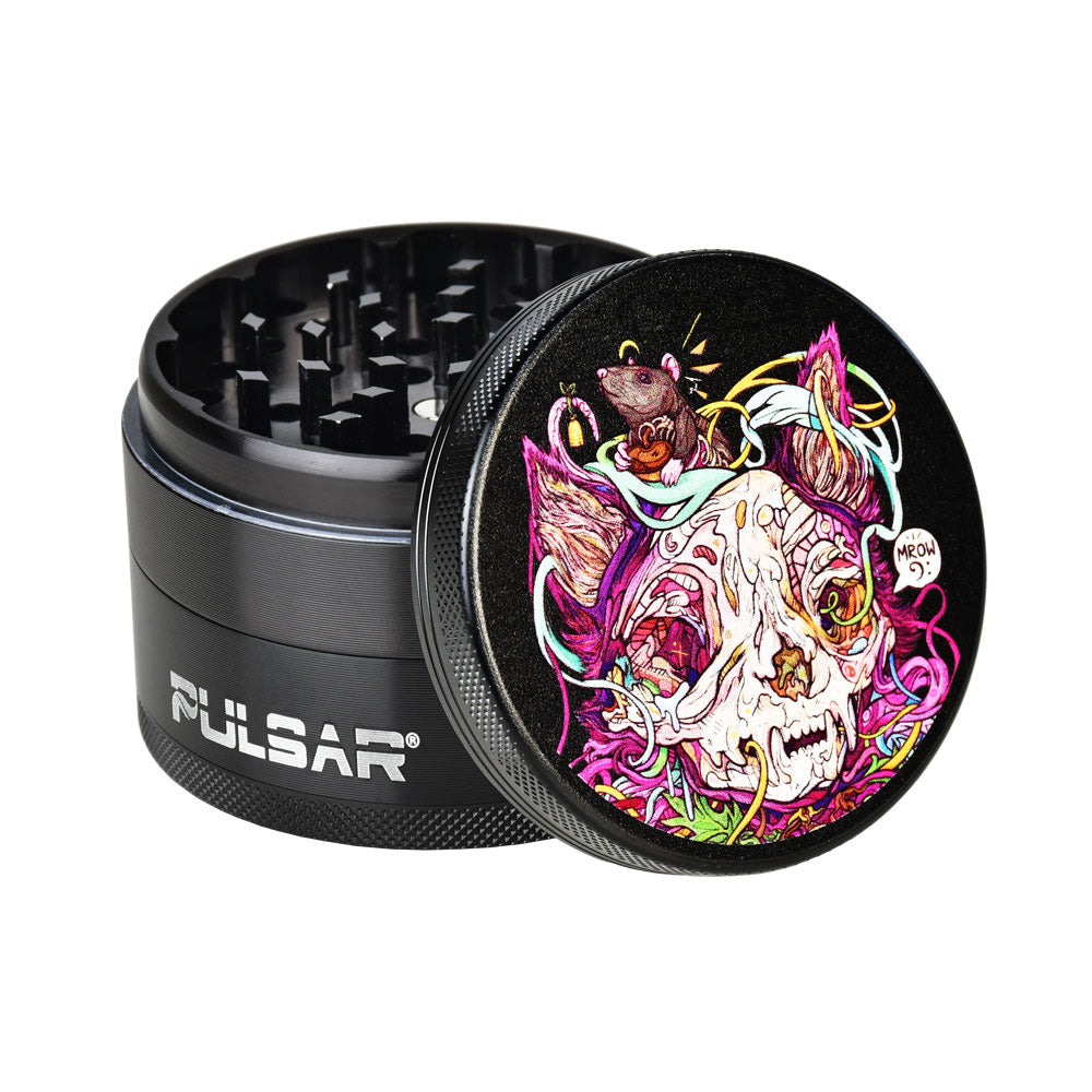 Pulsar 2.5” Metal 4-Piece Grinder - Multiple Designs! by Pulsar | Mission Dispensary