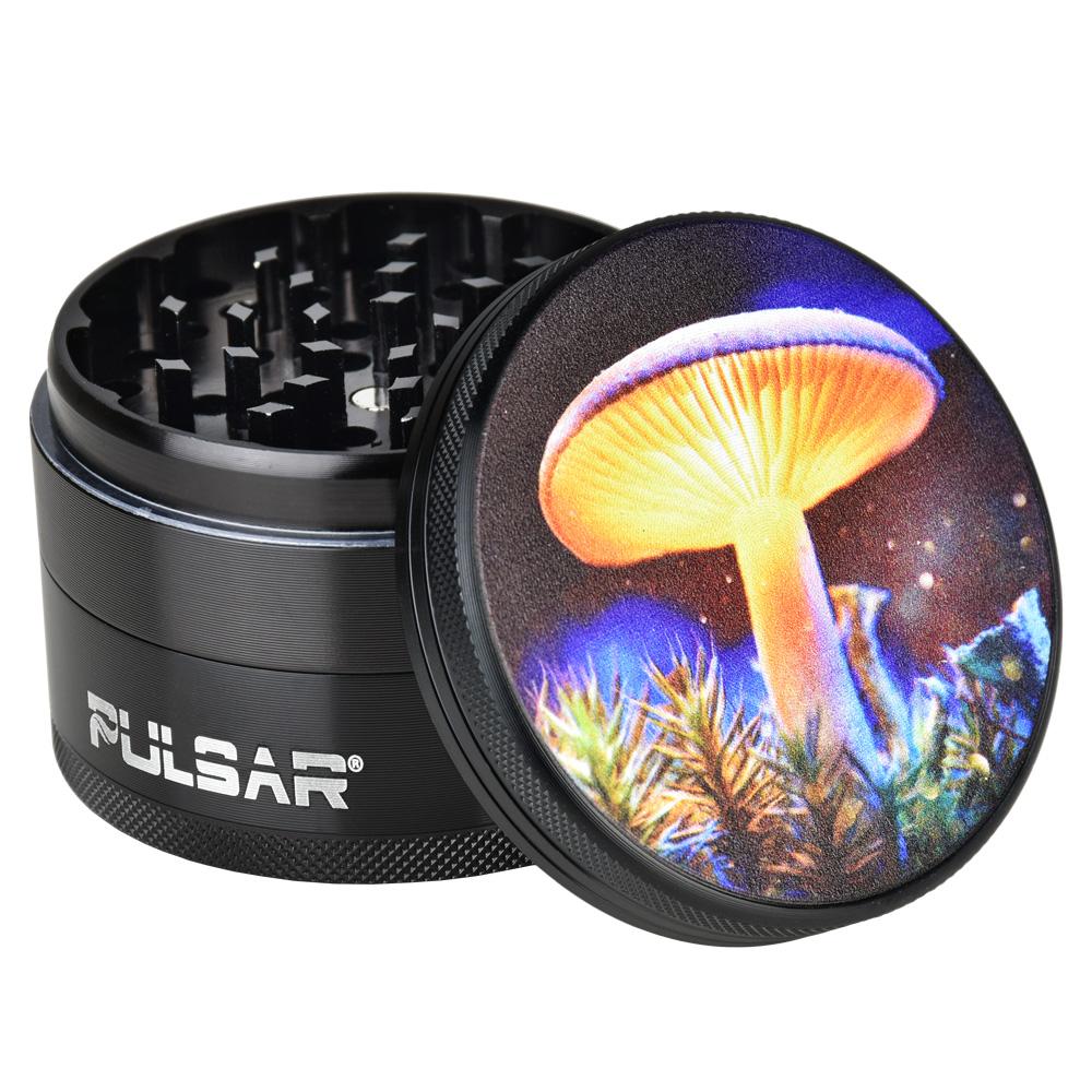 Pulsar 2.5” Metal 4-Piece Grinder - Multiple Designs! by Pulsar | Mission Dispensary