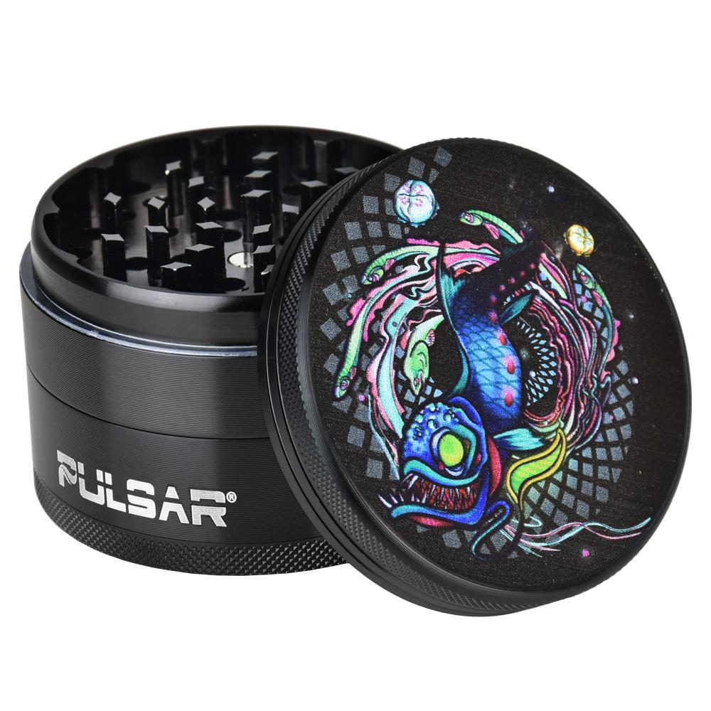 Pulsar 2.5” Metal 4-Piece Grinder - Multiple Designs! by Pulsar | Mission Dispensary