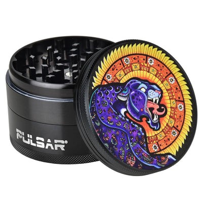 Pulsar 2.5” Metal 4-Piece Grinder - Multiple Designs! by Pulsar | Mission Dispensary