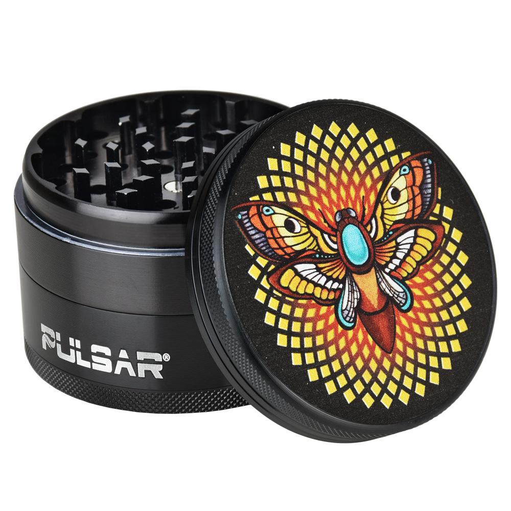 Pulsar 2.5” Metal 4-Piece Grinder - Multiple Designs! by Pulsar | Mission Dispensary