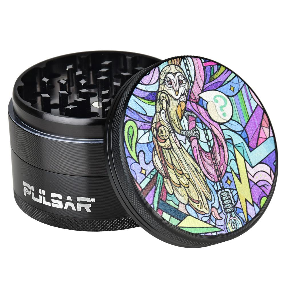 Pulsar 2.5” Metal 4-Piece Grinder - Multiple Designs! by Pulsar | Mission Dispensary
