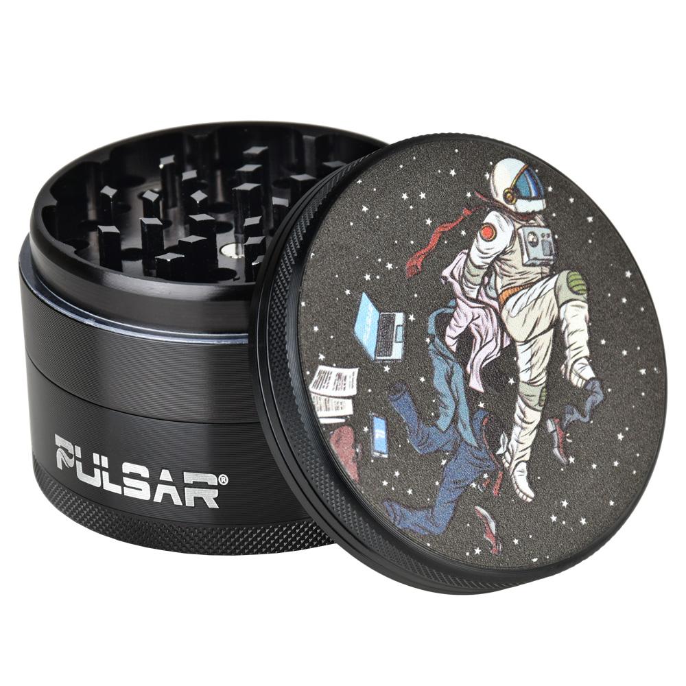 Pulsar 2.5” Metal 4-Piece Grinder - Multiple Designs! by Pulsar | Mission Dispensary