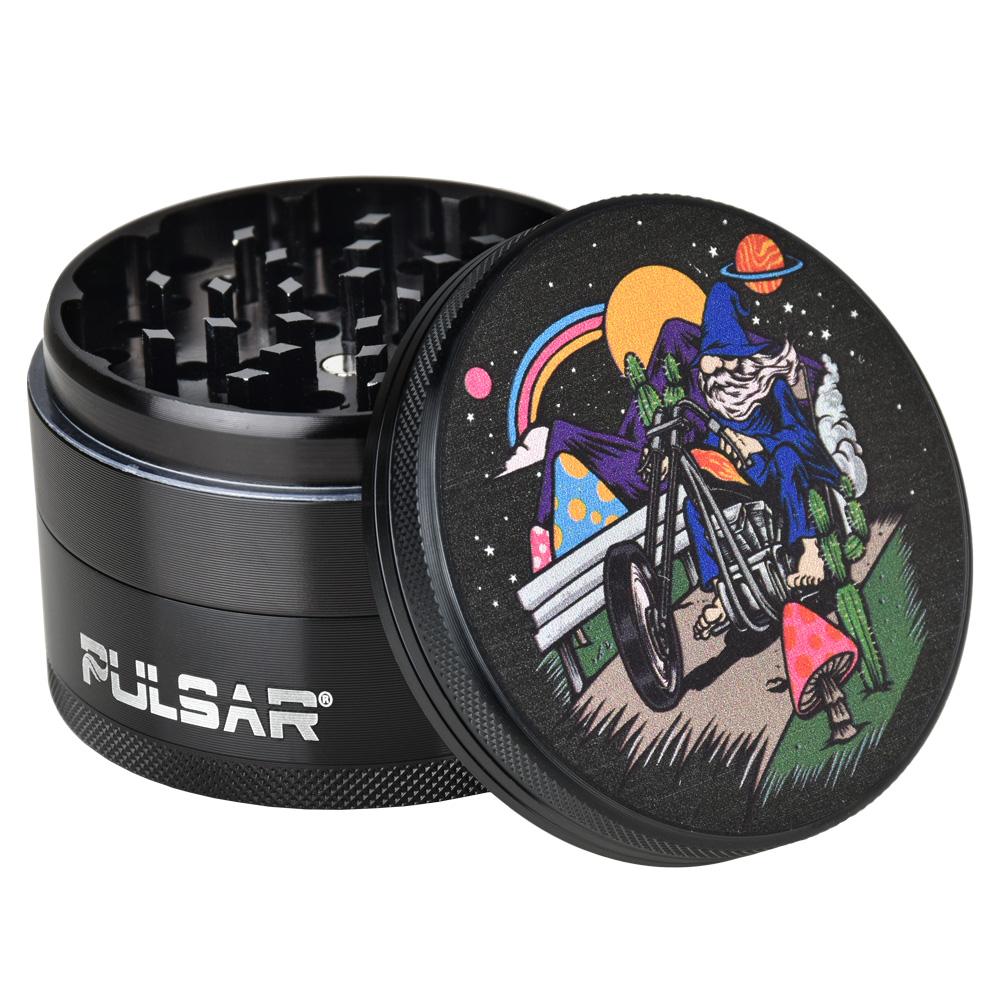 Pulsar 2.5” Metal 4-Piece Grinder - Multiple Designs! by Pulsar | Mission Dispensary