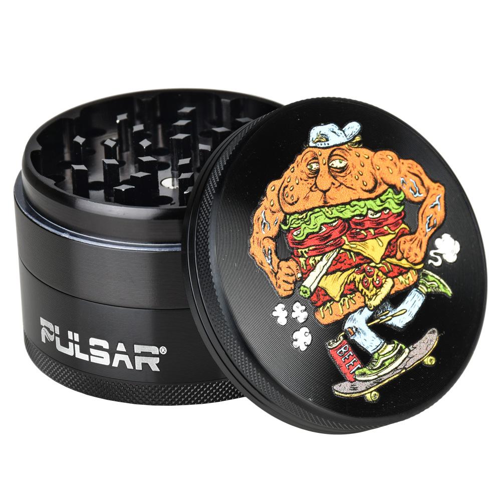 Pulsar 2.5” Metal 4-Piece Grinder - Multiple Designs! by Pulsar | Mission Dispensary