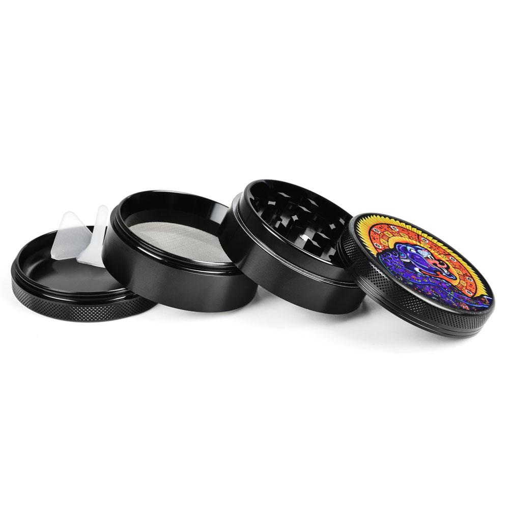 Pulsar 2.5” Metal 4-Piece Grinder - Multiple Designs! by Pulsar | Mission Dispensary