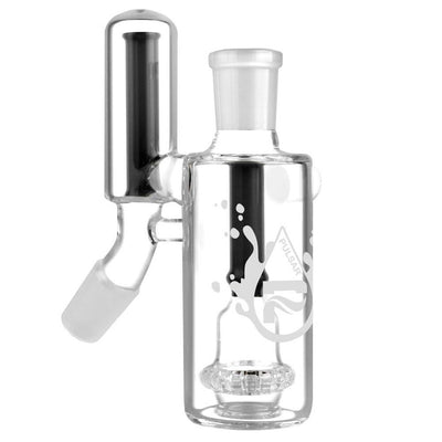 Pulsar “No Ash” Ash Catcher (18mm Joint, 45° Angle) by Pulsar | Mission Dispensary